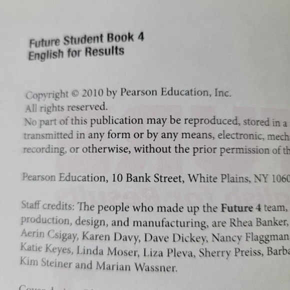 Future English for Results 4 Book and Workbook for English Class CD Included NEW - Picture 6 of 12